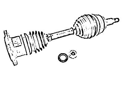 Axle Shaft Front Right or Left