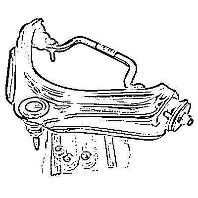 Control Arm Front Upper Left